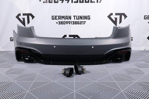 Бампер задній Audi A4 B9 (2019-2022) стиль RS AUDIRS4-B9223 фото