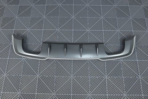 Накладка заднього бампера (дифузор) на Audi A3 (2016-2020) в стилі S-Line (S / S-Line бампер) AUDIA38V-S384 фото