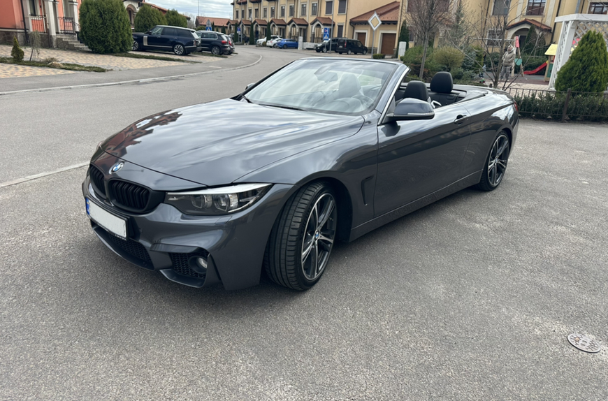 Передній бампер BMW F32 F33 F36 (2013-2019) стиль M4 під ПТФ BMWF32-146 фото