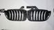 Решетка радиатора ноздри BMW X3 F25 X4 F26 (2014-2018) черный мат BMW-F25142 фото 3