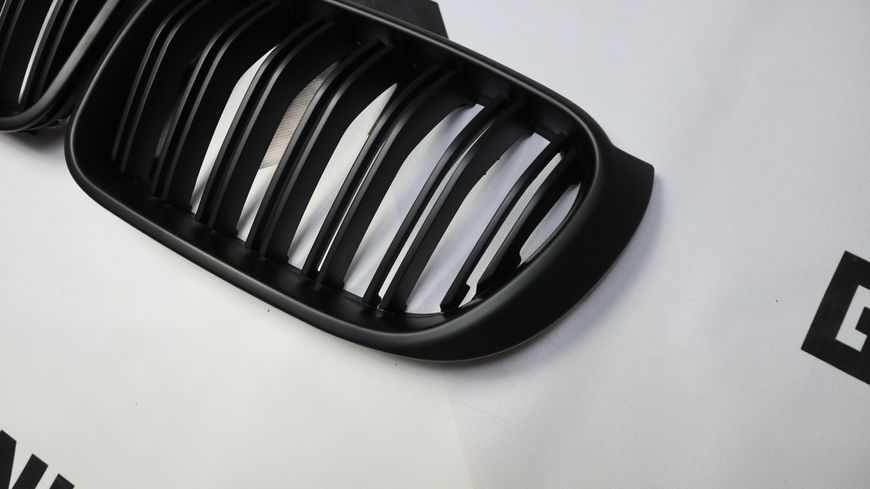 Решетка радиатора ноздри BMW X3 F25 X4 F26 (2014-2018) черный мат BMW-F25142 фото