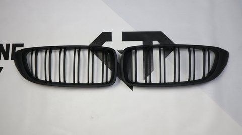 Решітка радіатора ніздрі BMW F32 F33 F36 M3 F80 M4 F82 F83 (2013-2020) чорний мат BMW-F32162 фото