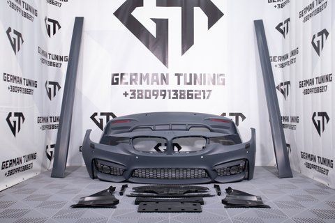 Комплект обвеса на BMW F30 F31 (2012-2018) в стиле M3 F80 под ПТФ 1600-1 фото