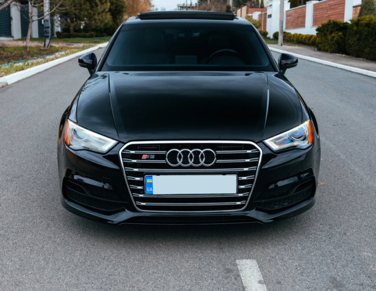 Решітка радіатора Audi A3 8V (2016-2020) чорна з хромом в стилі S-Line A3-S171 фото