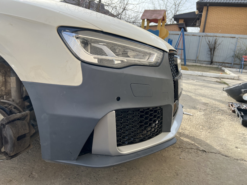Передній бампер Audi A3 8V (2012-2016) стиль RS3 AUDIRS3-138V фото