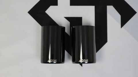 Одинарна насадка на глушник в стилі M-Performance / E36 E39 E46 E53 E60 E70 E90 F10 F15 F20 F22 F25 F30 F34 G01 G05 G06 G07 G20 G30 309 фото