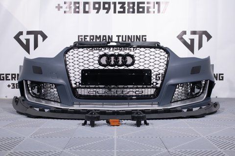 Передній бампер Audi A3 8V (2012-2016) стиль RS3 AUDIRS3-138W1 фото