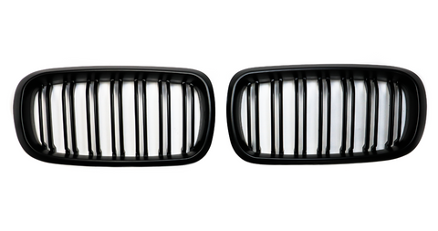 Решітка радіатора ніздрі BMW X5 F15 X5M F85 X6 F16 X6M F86 (2013-2018) чорний мат BMW-F15142 фото