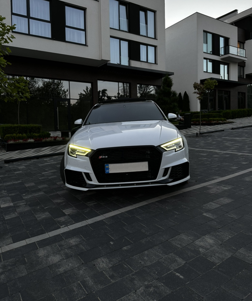 Передний бампер Audi A3 8V (2016-2020) в стиле RS3 AUDIRS3-171V фото