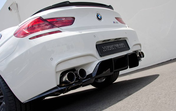 Спойлер BMW F06 F12 F13 (седан) стиль Vorsteiner карбон 1216 фото