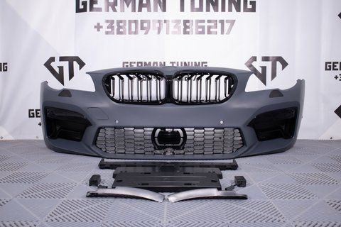 Передний бампер BMW F10 F11 (2010-2017) стиль M5 F90 BMWF10-191 фото