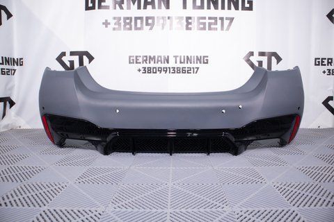Задний бампер BMW F10 (2010-2017) стиль M5 F90 BMWF10-192 фото