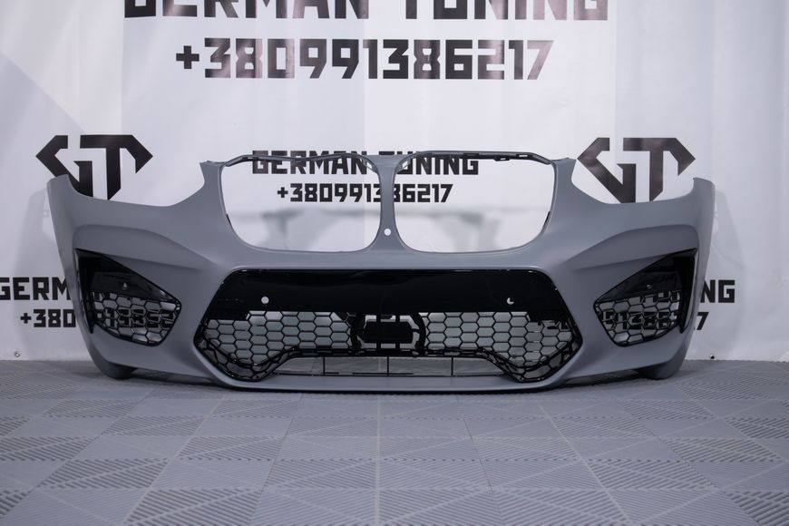 Передній бампер BMW X3 G01 X4 G02 (2018-2022) в стилі X3M X4M BPF97-X3 фото