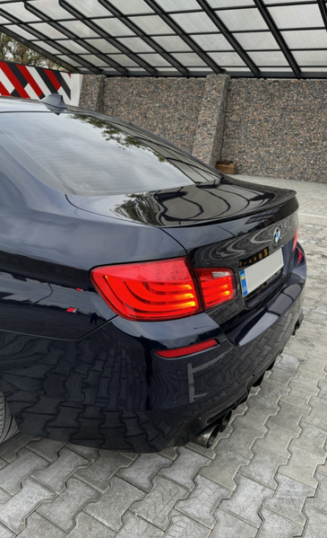 Спойлер BMW F10 стиль M5 черный глянец 1242 фото