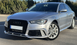 Решетка радиатора Audi A6 C7 (2014-2018) черная в стиле RS Quattro A6-RS171 фото 4