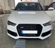Решетка радиатора Audi A6 C7 (2014-2018) черная в стиле RS Quattro A6-RS171 фото 5