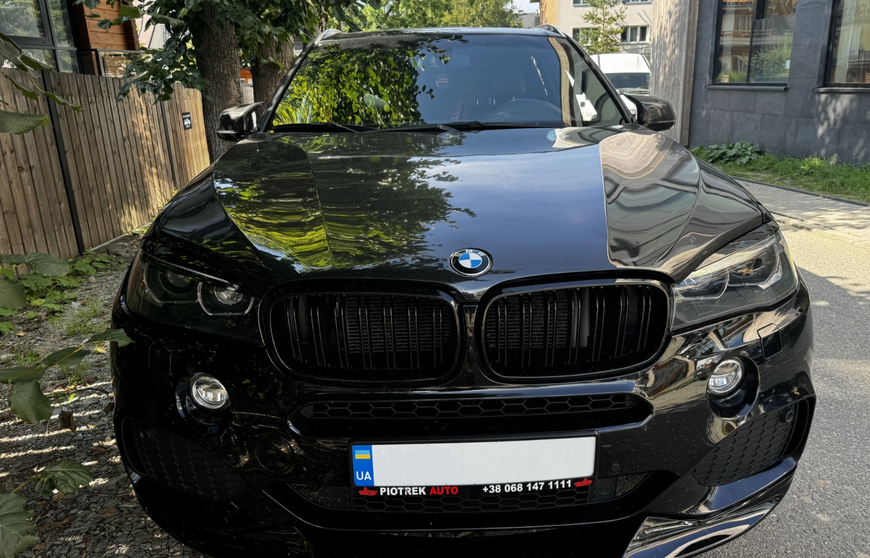 Решітка радіатора ніздрі BMW X5 F15 X5M F85 X6 F16 X6M F86 (2013-2018) чорний глянець 601 фото