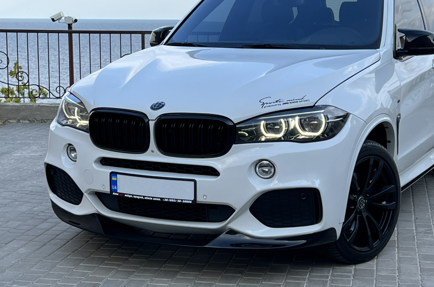 Решітка радіатора ніздрі BMW X5 F15 X5M F85 X6 F16 X6M F86 (2013-2018) чорний глянець 601 фото