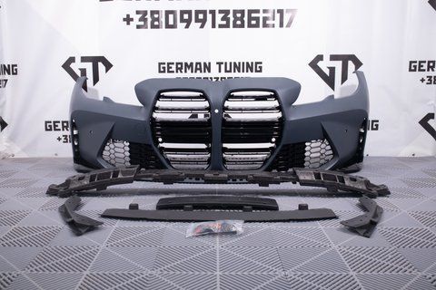 Передній бампер BMW G20 G21 (2018-2022) стиль M3 G80 9618 фото