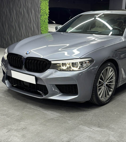 Решітка радіатора ніздрі BMW G30 G31 M5 F90 (2017-2020) чорний мат BMW-G301722 фото