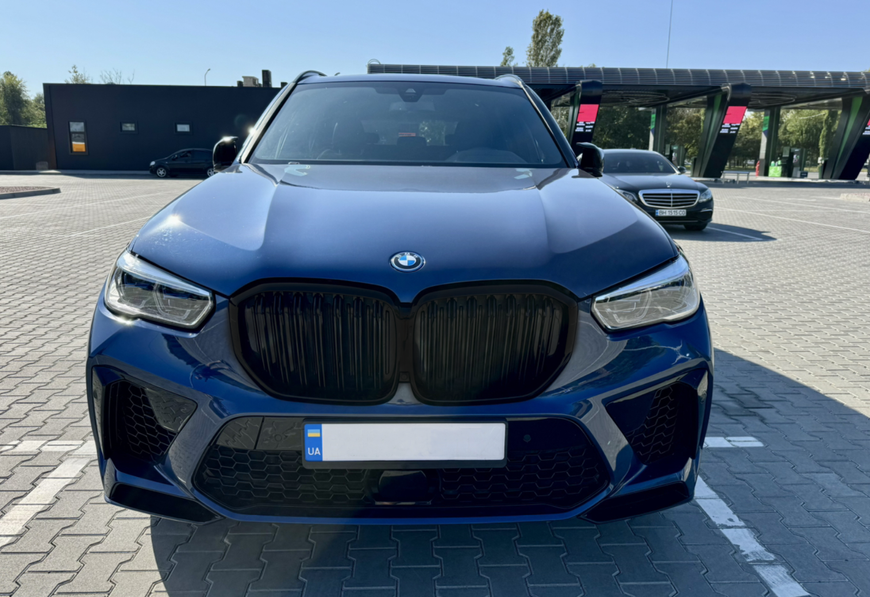 Решітка радіатора ніздрі BMW X5 G05 (2018-2022) чорний мат BMW-G05192 фото