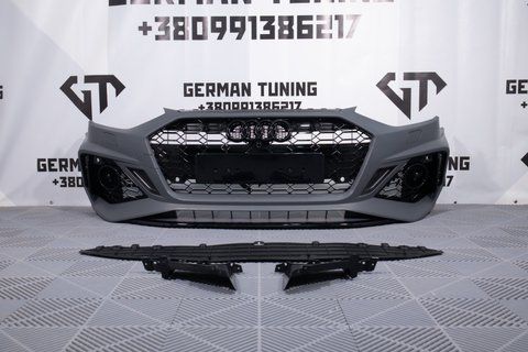 Передній бампер Audi A4 B9 (2019-2022) стиль RS4 YS-020RS4 фото