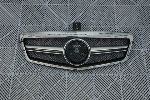 Решітка радіатора Mercedes E-Class W212 (2009-2013) в стилі SL Хром MB-W212091 фото