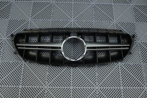 Решетка радиатора Mercedes E-Class W213 (2016-2020) в стиле AMG 63S Черная с серым MB-W213176 фото