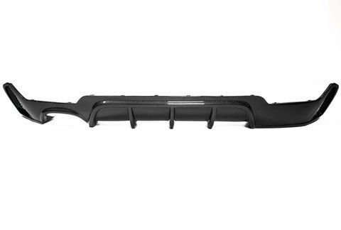 Карбоновая накладка заднего бампера (диффузор) на BMW F32 F33 F36 (2013-2020) М-Paket 7510 фото
