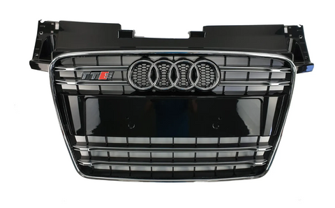 Решітка радіатора Audi TT 8J (2010-2014) чорна з хромом в стилі TTS TT-S101 фото
