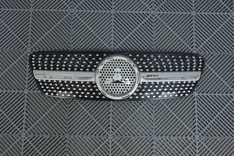 Решітка радіатора Mercedes ML-Class W163 (1997-2005) в стилі Diamond Сіра з хромом MB-W163108 фото