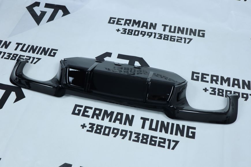 Накладка заднього бампера (дифузор) на BMW F10 F11 (2010-2017) М-Paket 216 фото