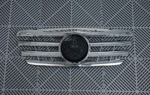 Решітка радіатора Mercedes E-class W210 (2000-2002) Хром MB-W210013 фото