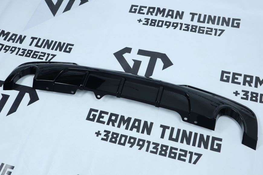 Накладка заднього бампера (дифузор) на BMW F10 F11 (2010-2017) в стилі M-Performance (М-Paket) 7501 фото