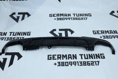 Накладка заднього бампера (дифузор) на BMW F10 F11 (2010-2017) в стилі M-Performance (М-Paket) 7502 фото