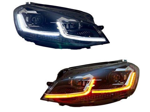 Передні фари Led (Стиль Рестайлінг 7.5) на Volkswagen Golf 7&nbsp;(2012-2017) 34256A фото