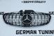 Решетка радиатора Mercedes E-Class W212 (2013-2016) в стиле GT Panamericana Черная с хромом MB-W212154 фото 1