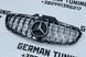 Решетка радиатора Mercedes E-Class W212 (2013-2016) в стиле GT Panamericana Черная с хромом MB-W212154 фото 2