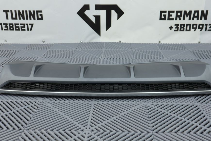 Накладка заднього бампера (дифузор) на Audi A5 F5 (2016-2020) в стилі S-Line (S / S-Line бампер) AUDIS5-173 фото