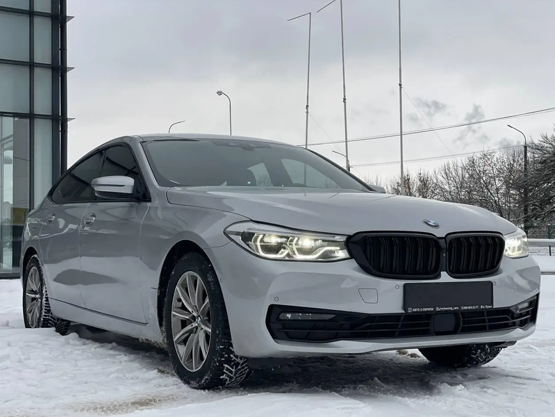Решетка радиатора ноздри BMW G32 GT (2017-2020) черный глянец BMW-G32171 фото