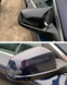 Накладки на зеркала BMW F01 F02 F06 F07 F10 F11 F12 F13 черный глянец 463 фото 4
