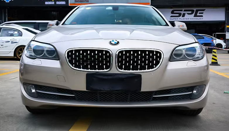 Решетка радиатора ноздри BMW F10 F11 (2010-2017) Diamond Silver BMW-F10156 фото