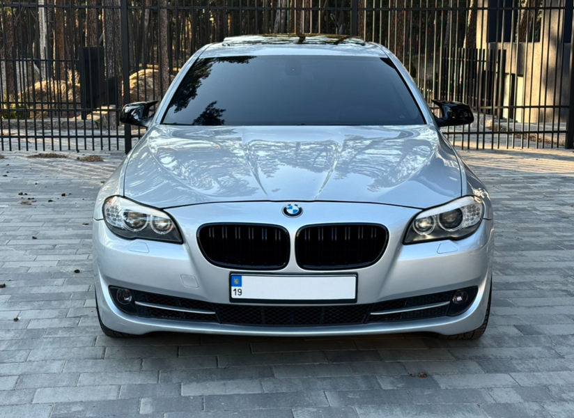 Накладки на зеркала BMW F01 F02 F06 F07 F10 F11 F12 F13 черный глянец 463 фото