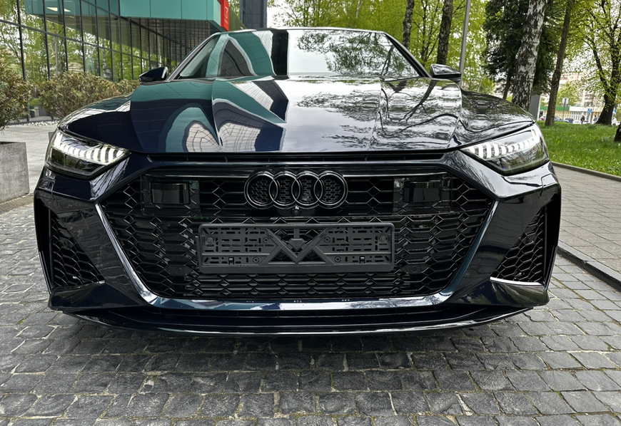 Передній бампер Audi A7 C8 4K (2017-2022) стиль RS7 під дистроннік YS-020RS7 фото