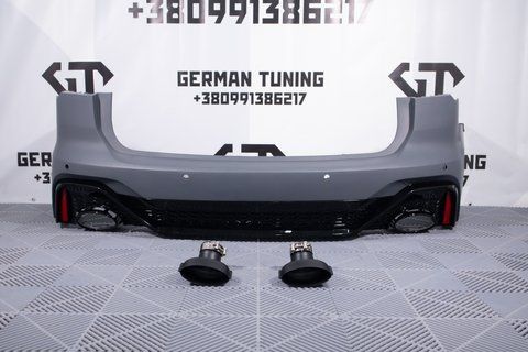 Задний бампер Audi A6 C8 Avant (2018-2022) стиль RS6 AUDIRS6C8-194 фото