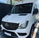 Решетка радиатора Mercedes Sprinter W906 (2013-2018) в стиле GT Panamericana Черная с хромом MB-W906105 фото 5