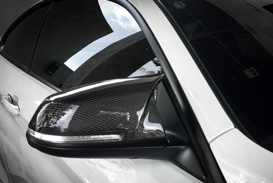 Накладки на зеркала BMW F20 F21 F22 F23 F30 F31 F32 F33 F36 карбон 361 фото