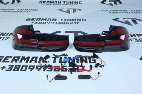 Задні ліхтарі (стопи) BMW F30 (2012-2018) в стилі G30 LCI F30NEW фото