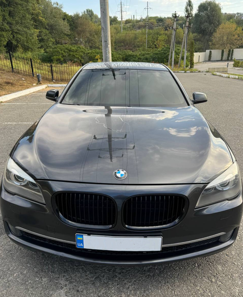 Решітка радіатора ніздрі BMW F01 F02 (2008-2015) чорний глянець BMW-F01092 фото