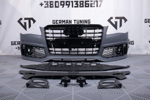 Передній бампер Audi A8 D4 (2014-2017) стиль W12 AUDIW12-A83 фото